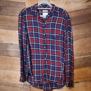 Amercan Eagle Ahh-mazingly Soft Boyfriend Fit Flannel Shirt